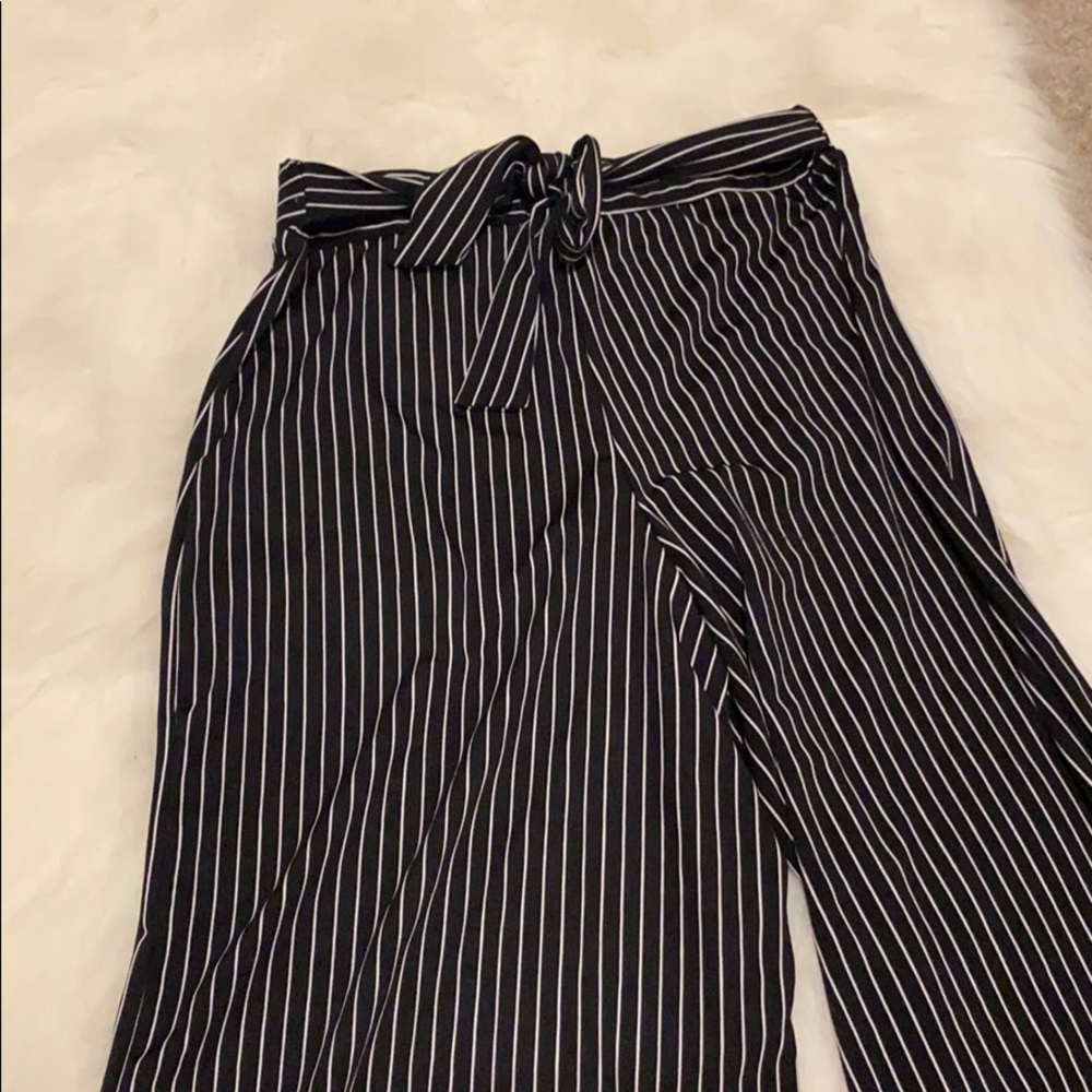 Black and white striped super soft and silky